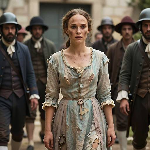 Natalie Portman 18th Century Grit Portrait