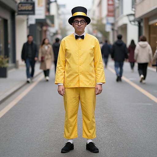 Man in Funny Stag Costume