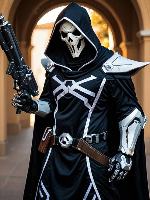 Realistic Reaper Cosplay Photography