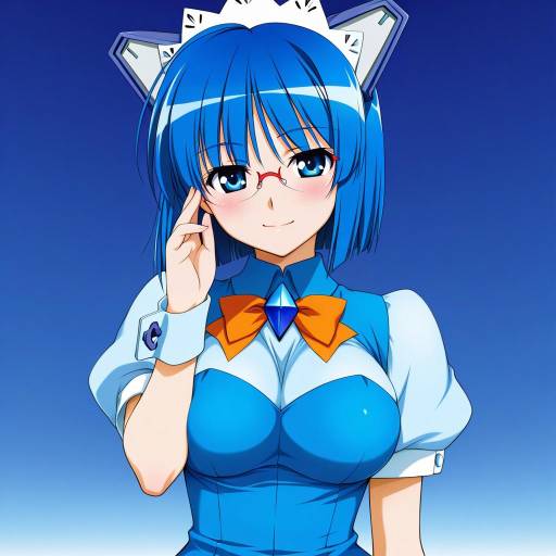 Illustration of 2k-tan, os-tan in the style of Okuda yasuhiro