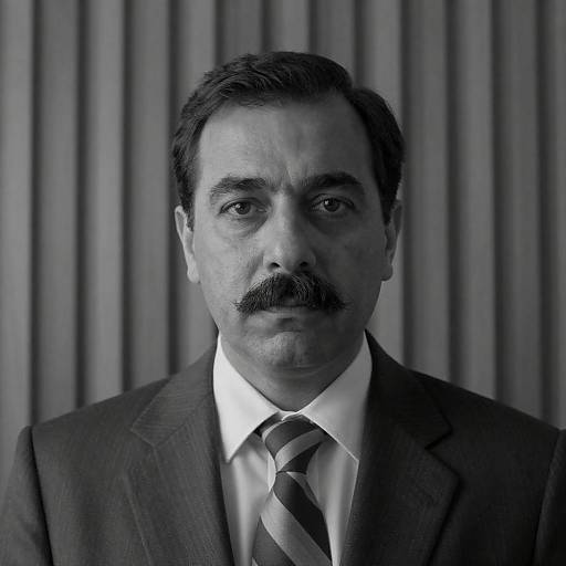 Classic Black and White Portrait of a Man