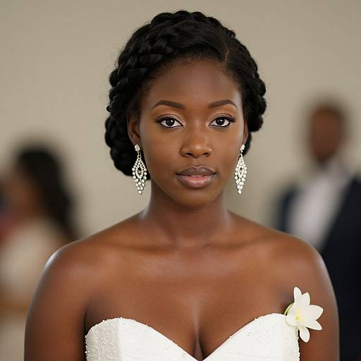 Realistic Braided Wedding Hair Updo