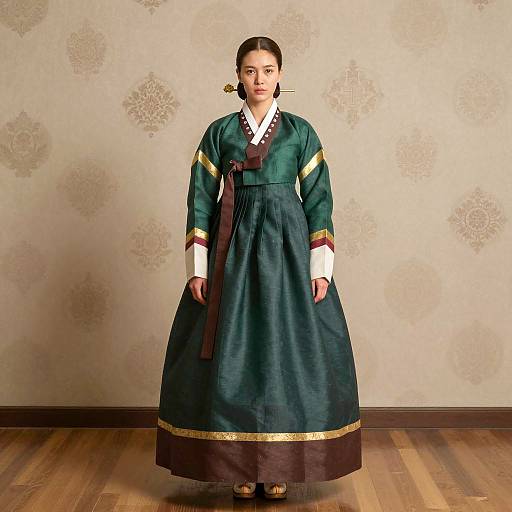 Traditional Korean Hanbok Dress