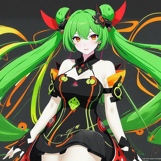 Illustration of Ai-chan (honkai impact), honkai (series) in the style of Mikagami mamizu