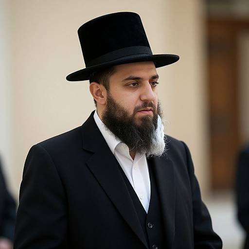 Ultra Orthodox Jewish Man Attire