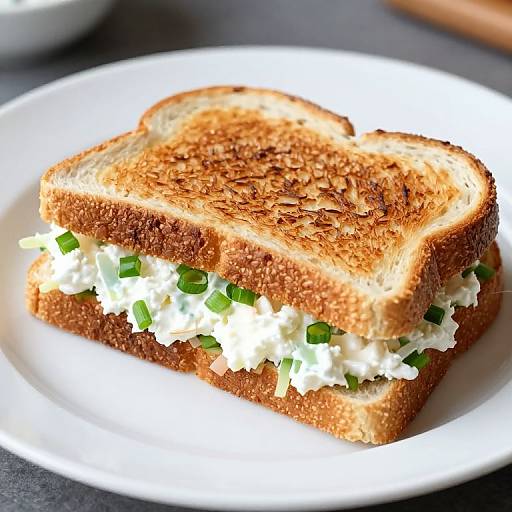 Golden Grilled Cottage Cheese Sandwiches