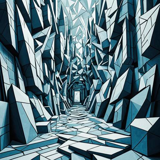 Dynamic 3D Cubism Art by rfktrstyle