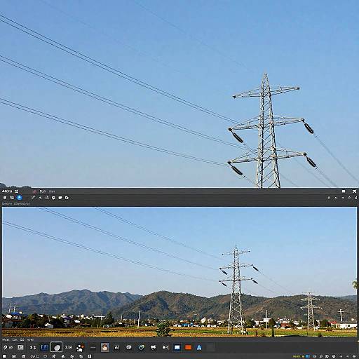 Removing Power Lines in Landscape Photos