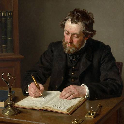 Edmund Blair Leighton Inspired Signing Scene