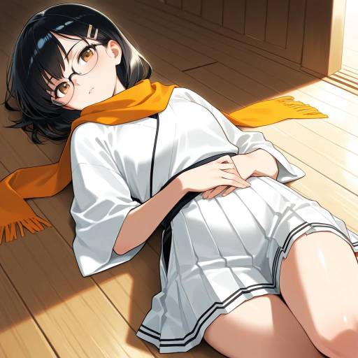 Sensual Admiral in Moonlit Dojo