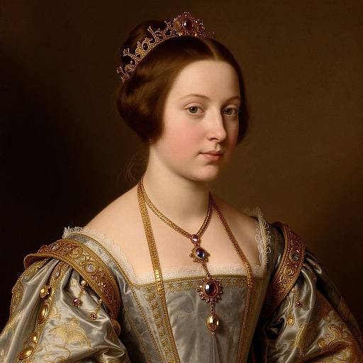 Renaissance Princess Portrait Elegance