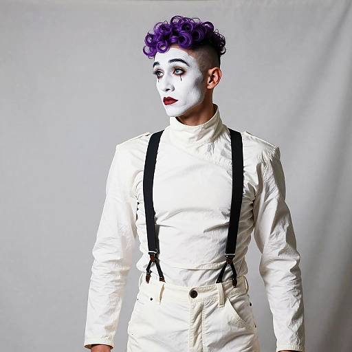 Violet-Haired Avant-Garde Mime