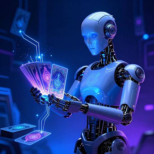 Futuristic AI Tarot Oracle