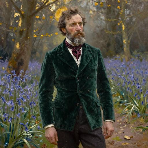 Victorian Portrait of Thoughtful Man