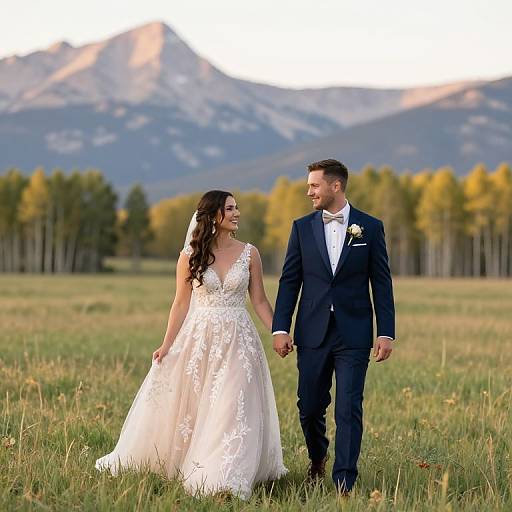 Romantic Mountain Wedding Photography