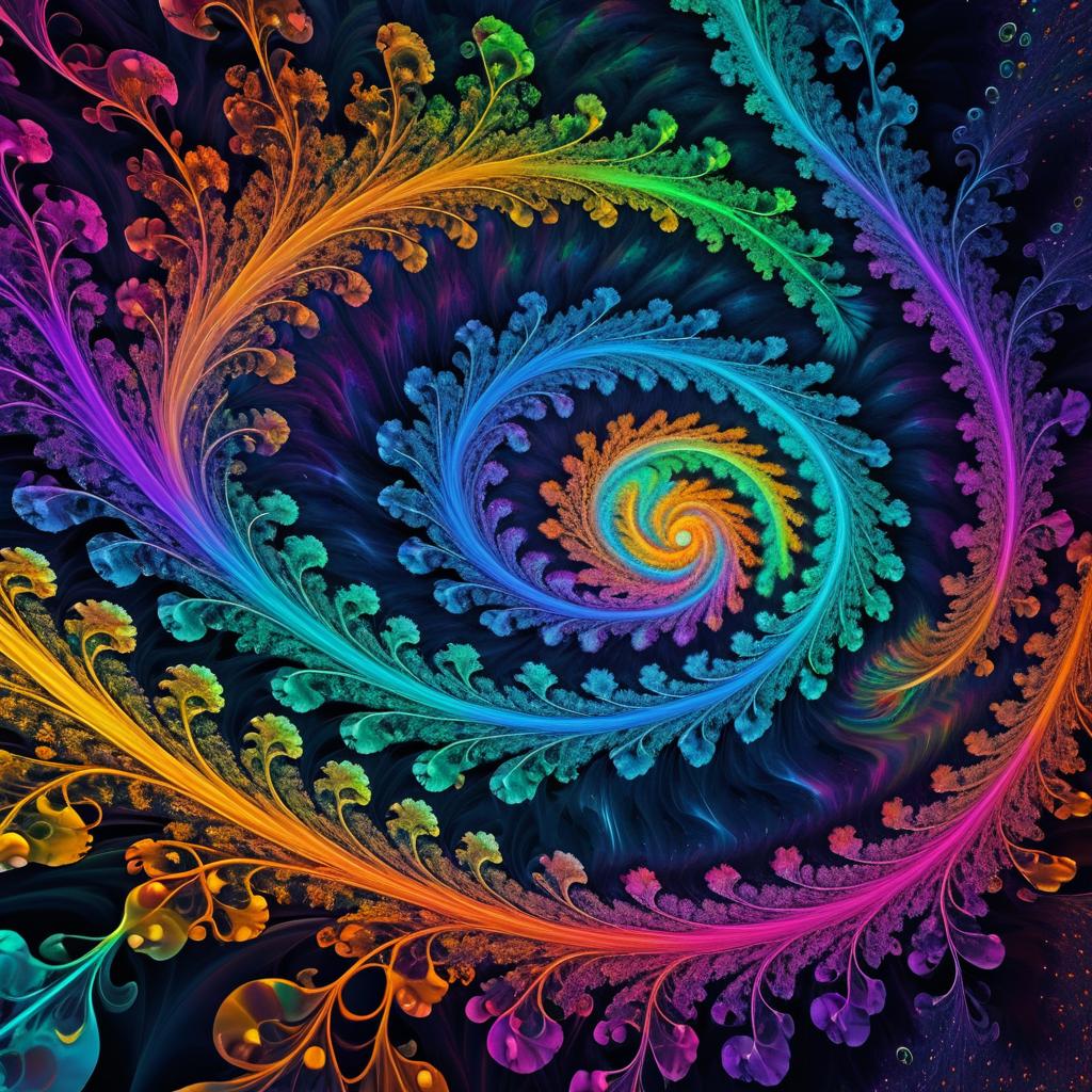 Psychedelic Quantum Nature Kaleidoscope