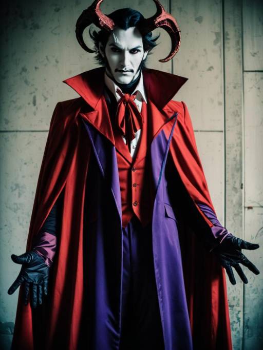 Realistic Mephisto Costume Cosplay Photo