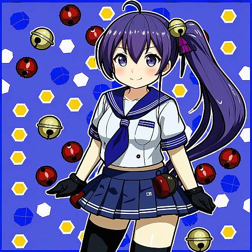 Illustration of Akebono kai ni (kancolle), kantai collection in the style of Hot vr