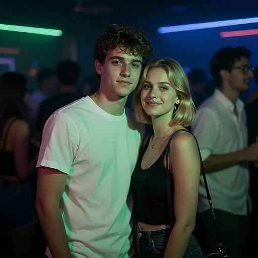 Neon Nightlife: A Club Scene