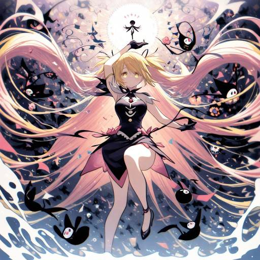 Illustration of Anthony (madoka magica), mahou shoujo madoka magica in the style of Kaga3chi