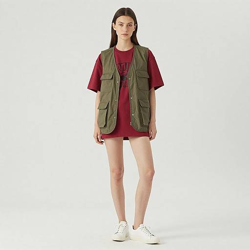 Casual Streetwear Look with Utility Vest