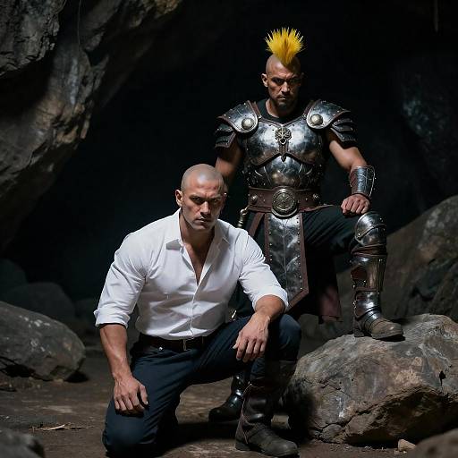 Dark Cave Warriors: Kneel and Watch