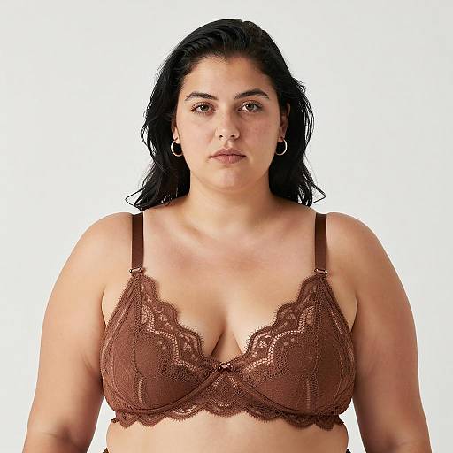 Elegant Portrait of Plus-Size Woman