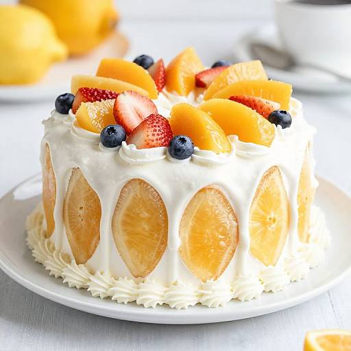 Delicious Fresh Fruit Cake