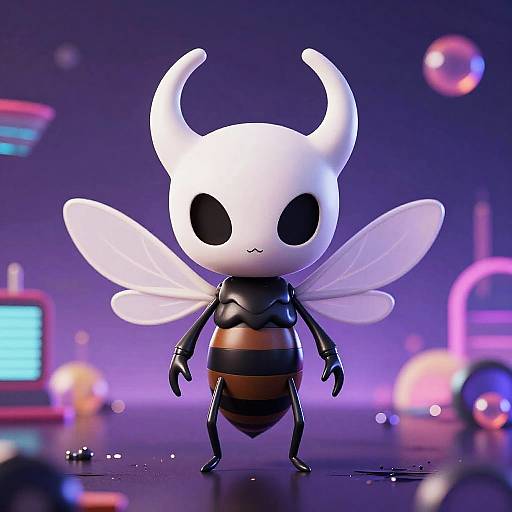 3D Chibi Hornet Character