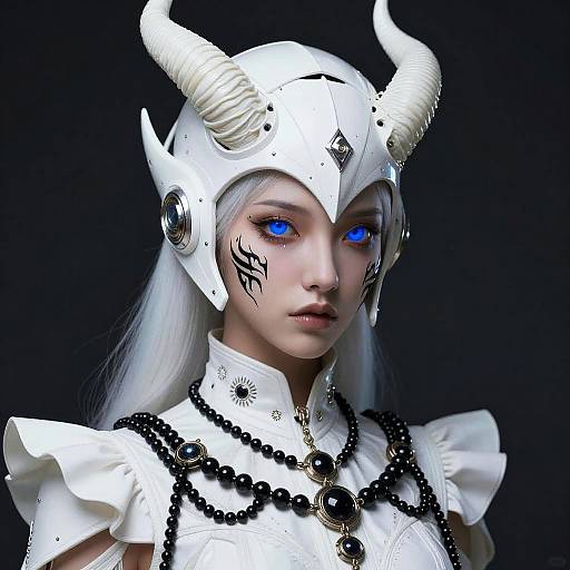 Cyberpunk Female Sci-Fi Portrait