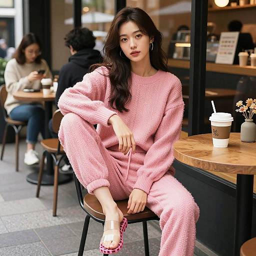 Whimsical City Style in Pink Co-ord