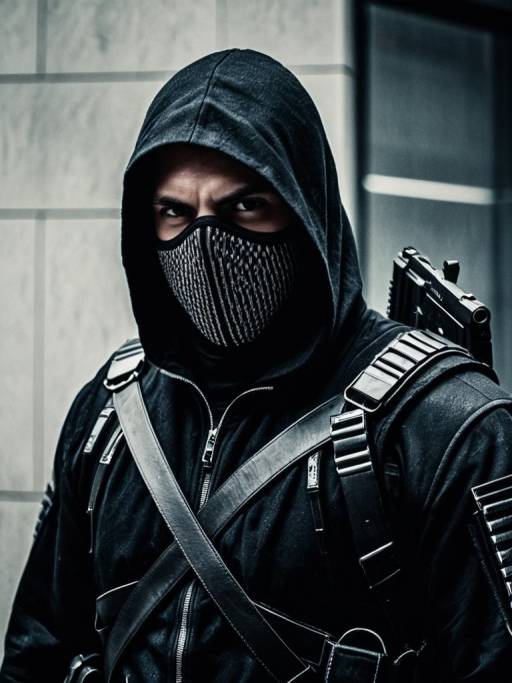 Man in Modern Assassin Costume