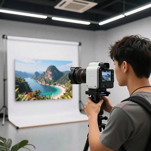 Futuristic AI Background Changer