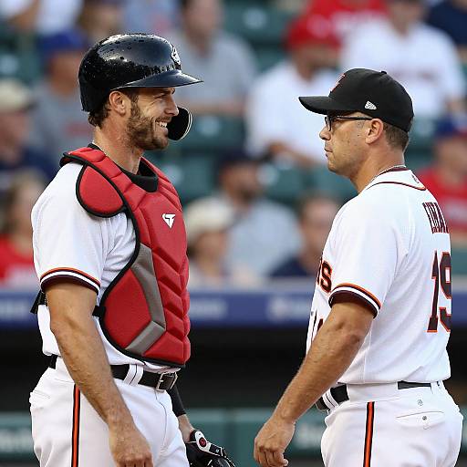 Dynamic Duo at the Baseball Stadium