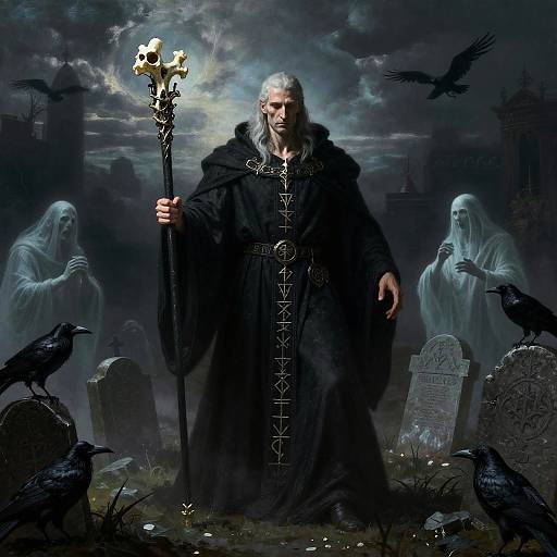 Majestic Arcane Necromancer in Graveyard