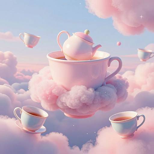 Surreal Pastel Maximalist Utopia