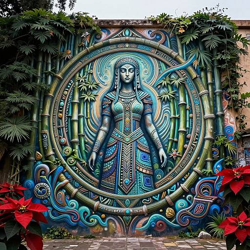 Ultrarealistic Fantasy Tribal Graffiti