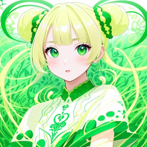 Illustration of Aeru (simoun), simoun in the style of Kakao (chocolate land)