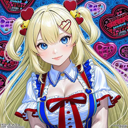 Illustration of Haaton (akai haato), hololive in the style of Azusa (hws)