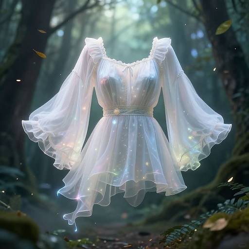 Ethereal Magical Wearable in Forest