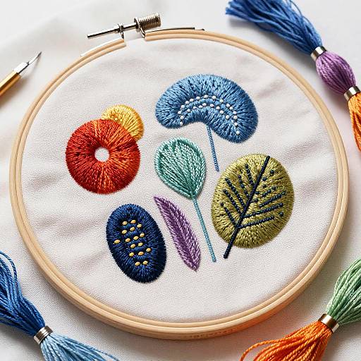 Modern Abstract Embroidery Mockup Generator