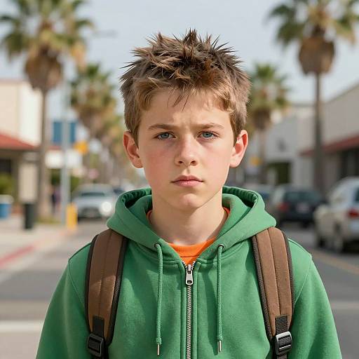Photorealistic Portrait of Young Boy in Hiccup Costume