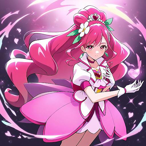 Illustration of Cure grace, healin' good precure in the style of Azuuru