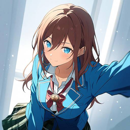 Illustration of Anzu (ensemble stars!), ensemble stars! in the style of 49s-aragon