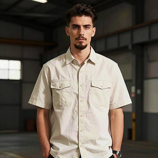 Goatee Style in Industrial Fashion