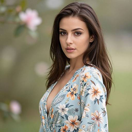 Realistic Summer Dress Portrait