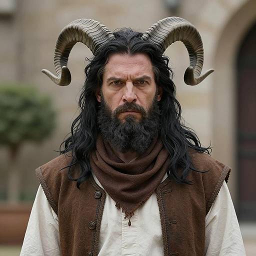 Photorealistic Hades Costume Portrait