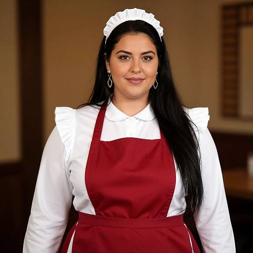 Plus Size Woman Maid in Tavern