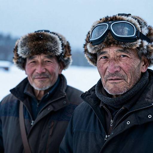 Emotion and Warmth in a Winter Scene