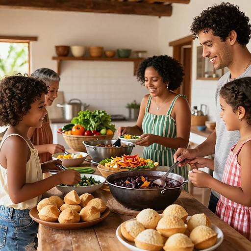 Authentic Brazilian Cuisine and Family Gathering